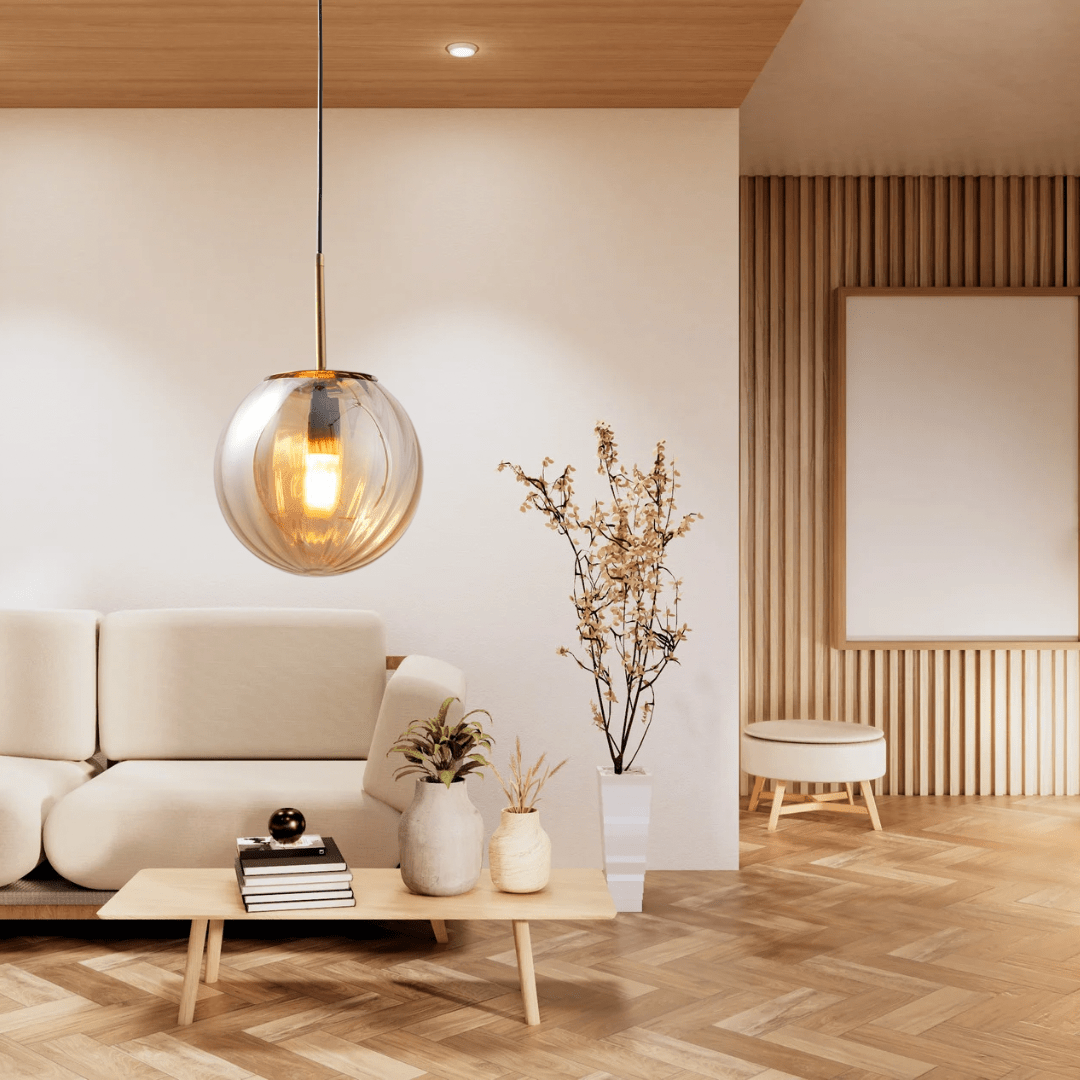 Elegant Clear Hanging Light Fixture