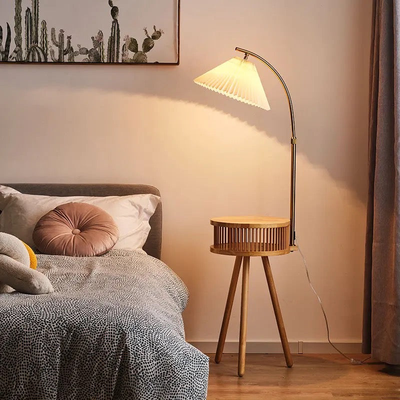 Elegant Floral Standing Lamp