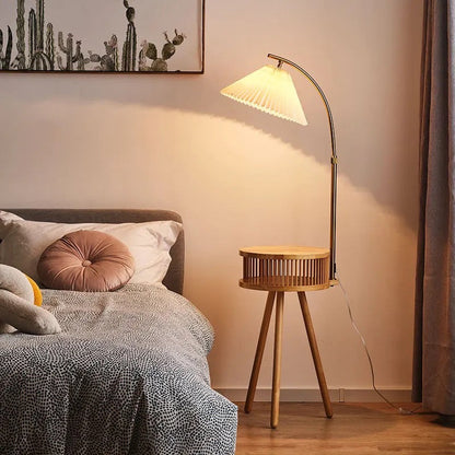 Elegant Floral Standing Lamp