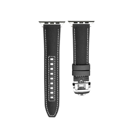 Soft Rubber Apple Watch Strap With Secure Buckle