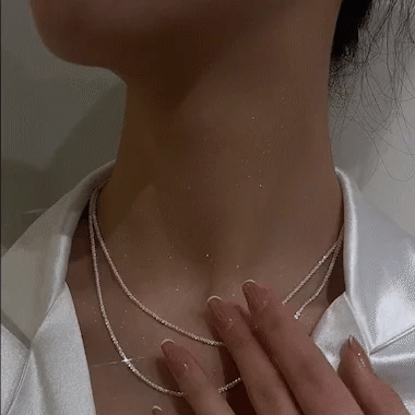 Elegant Silver Necklace With Simple Star Pendant