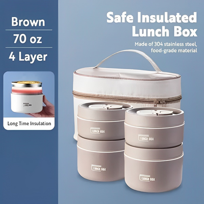 Thermal Insulated Food Container Keeps Lunch Fresh