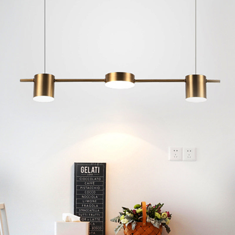 Modern Black Gold Pendant Lighting, 3-5 Lights