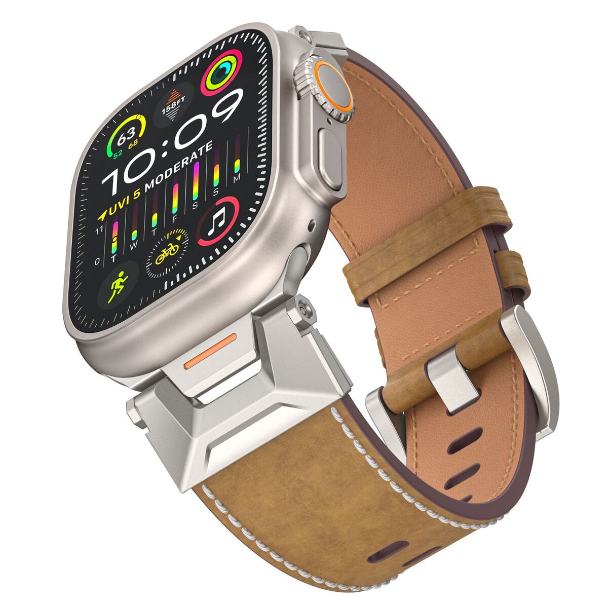 Soft Leather Replacement Band For Apple Watch