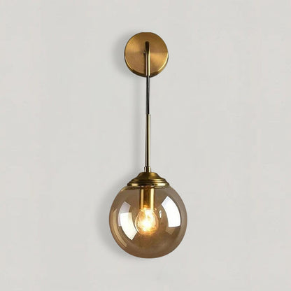 Elegant Clear Glass Wall Light - Lusomart