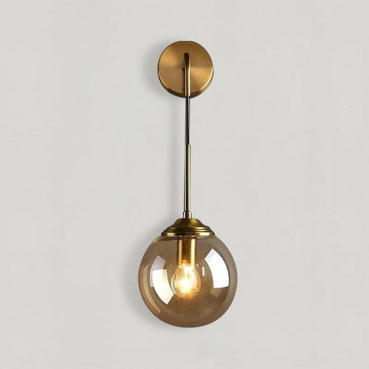 Elegant Clear Glass Wall Light - Lusomart