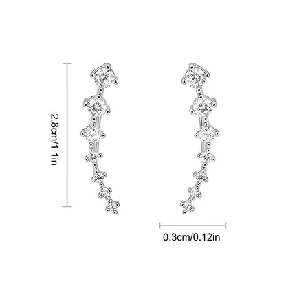 Sparkling Diamond Stud Earrings