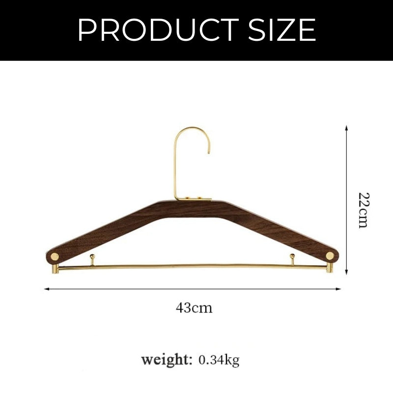 Premium Wooden Hangers for Coats and Pants