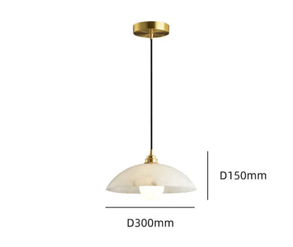 White Marble Pendant Light Fixtures