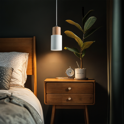 Natural Wood Hanging Light Fixtures