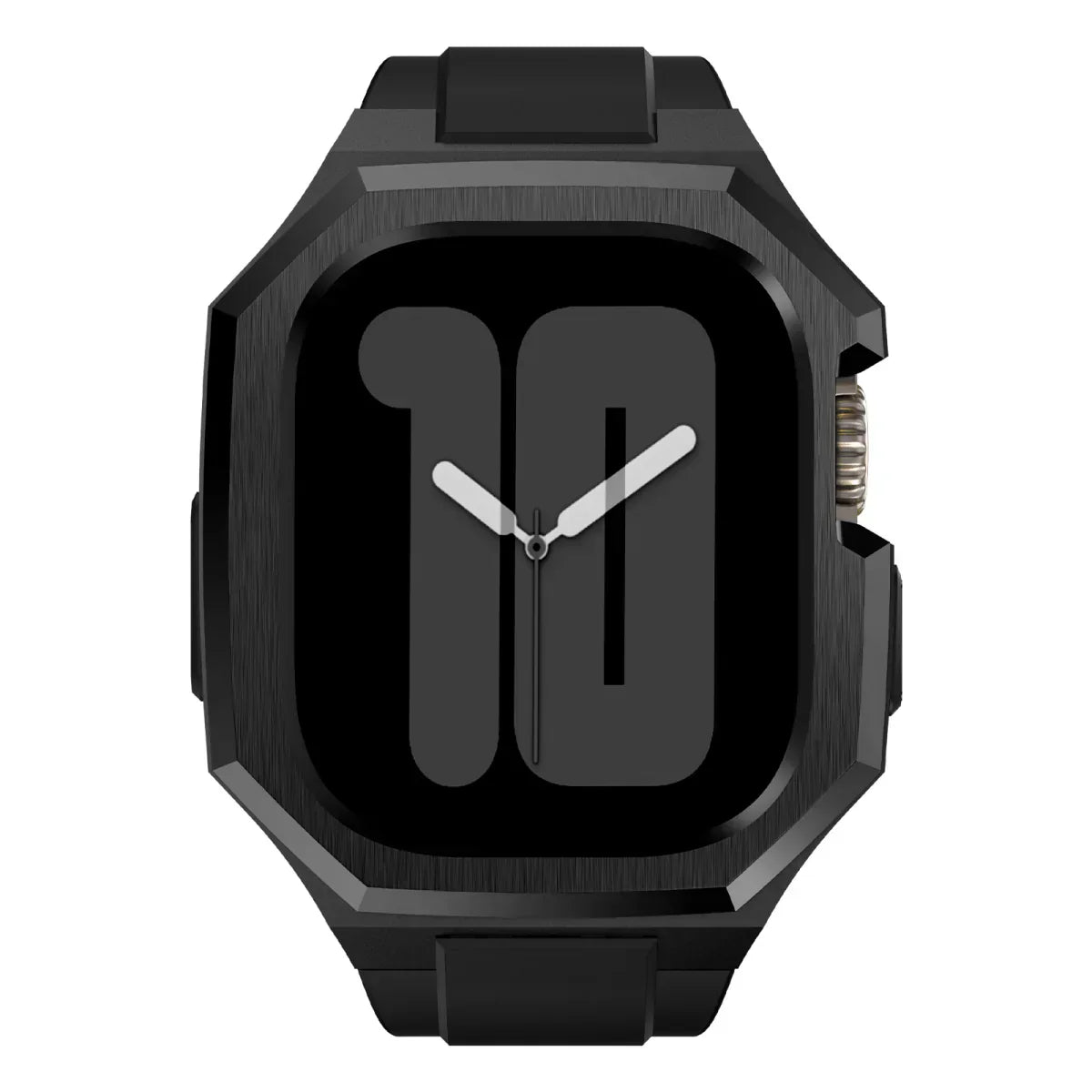 Colorful Rubber Apple Watch Strap With Metal Case