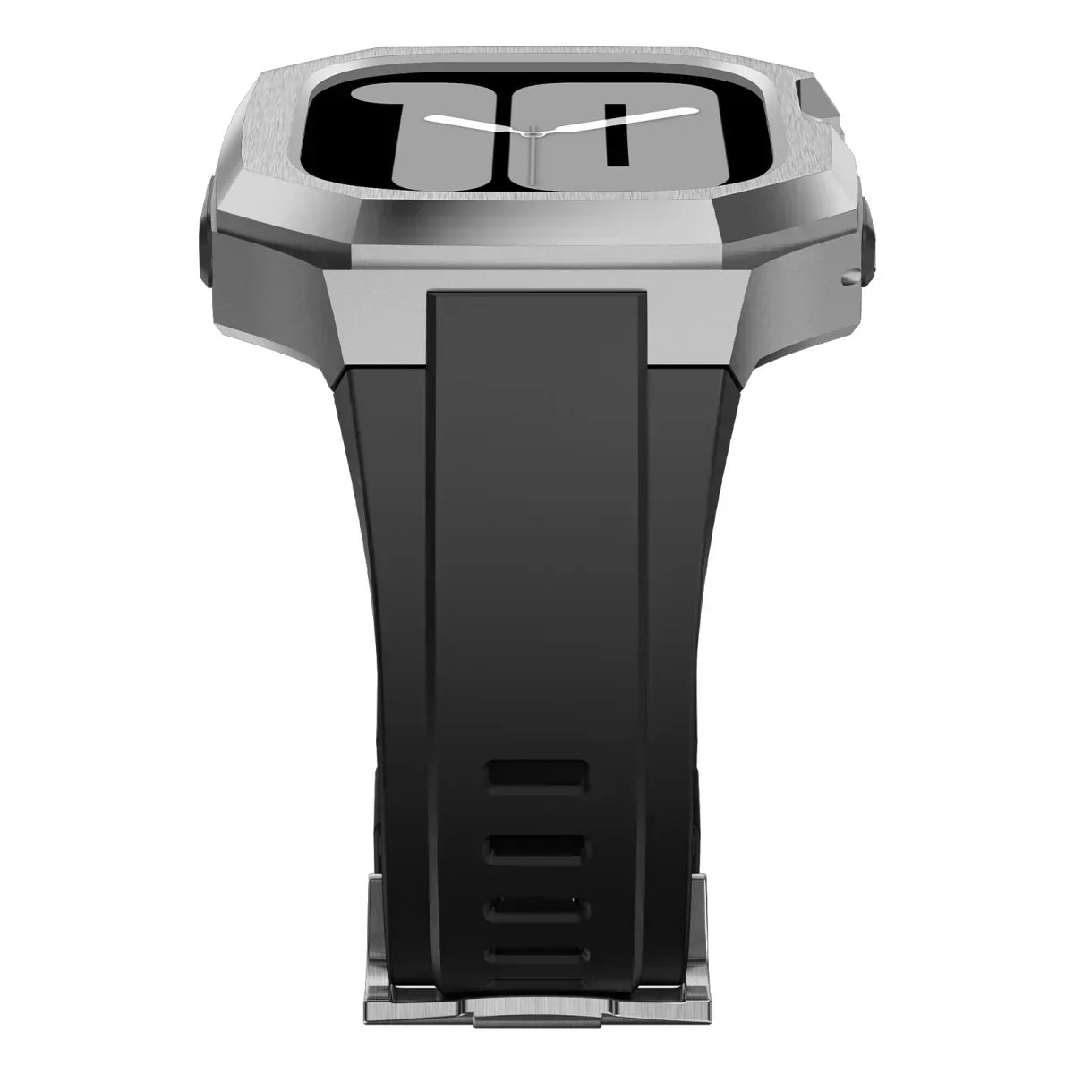 Colorful Rubber Apple Watch Strap With Metal Case
