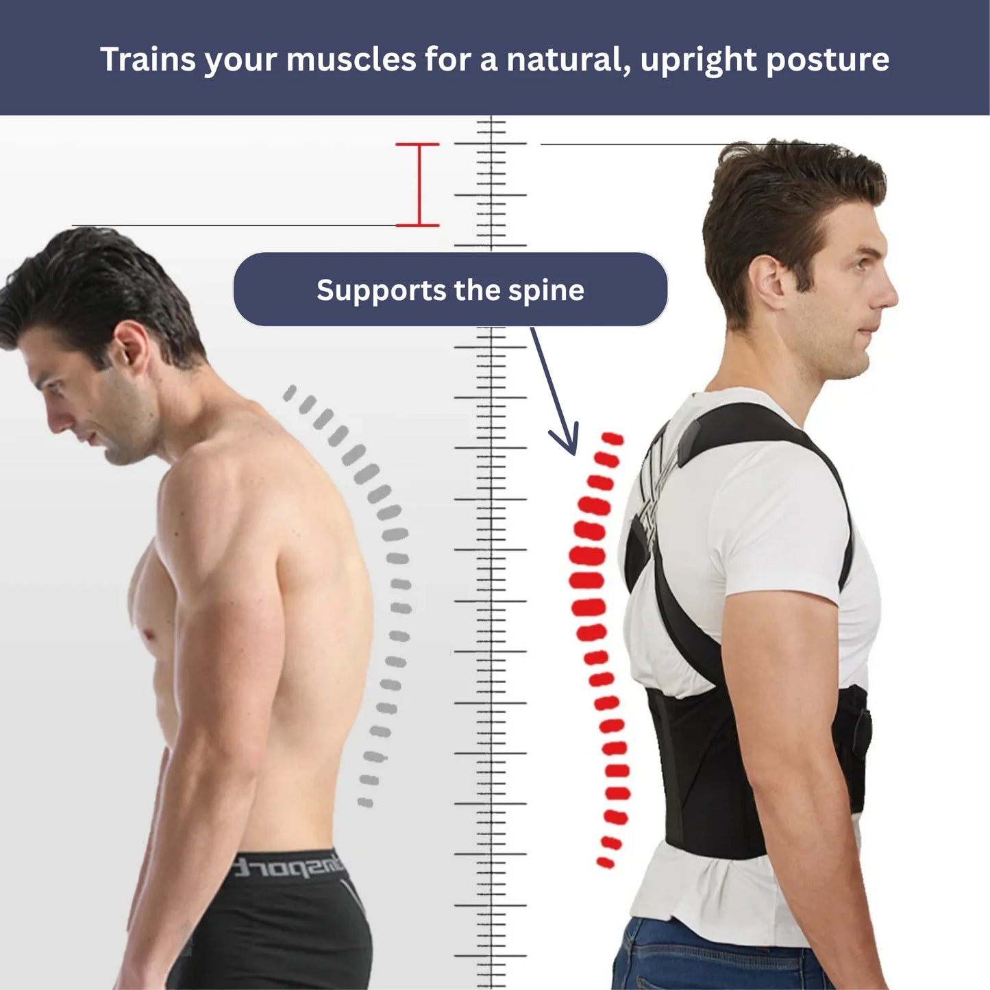 Comfortable Posture Corrector Back Support Brace