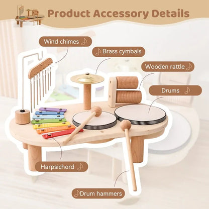 4Ever Wood™ Melody – Playful learning with sounds - Wooden music toys 4