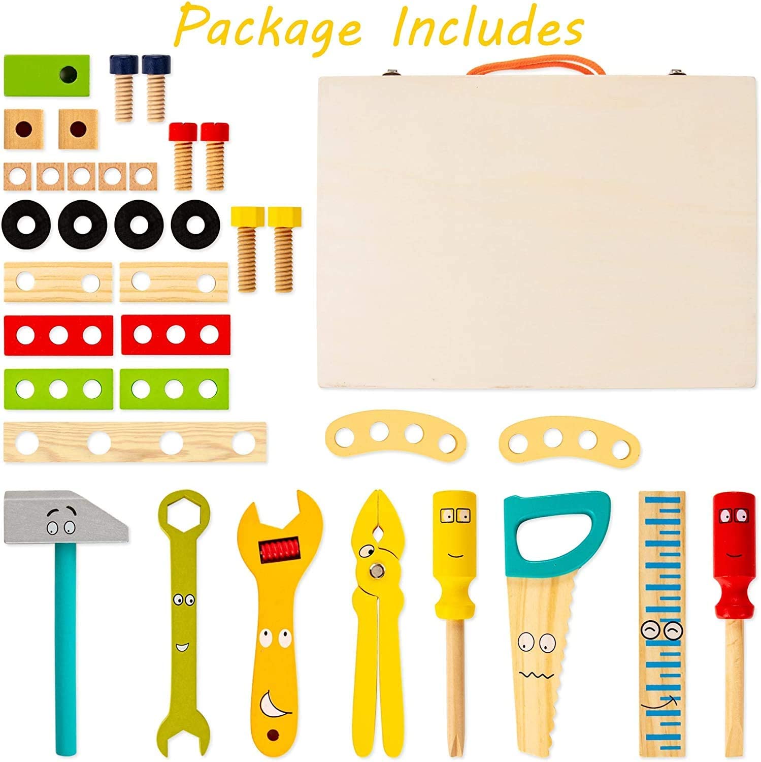 4Ever Wood™ | Educational Wooden Tool Box Toy 1