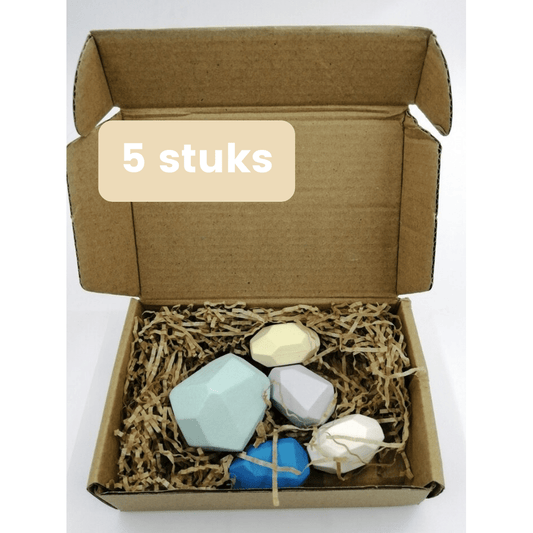 Natural Wood Educational Building Blocks for Kids - Lusomart