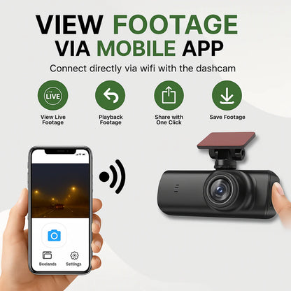 4K HD Car Camera WiFi GPS Night Vision Dash Cam