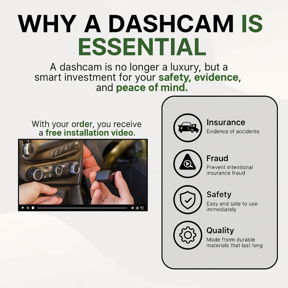 4K HD Car Camera WiFi GPS Night Vision Dash Cam