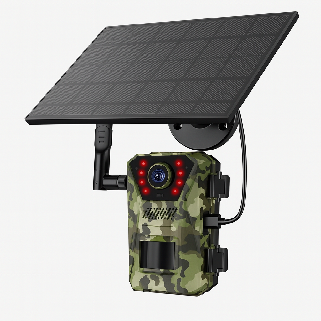 Outdoor Wildlife Camera with Solar Night Vision 4K - Lusomart
