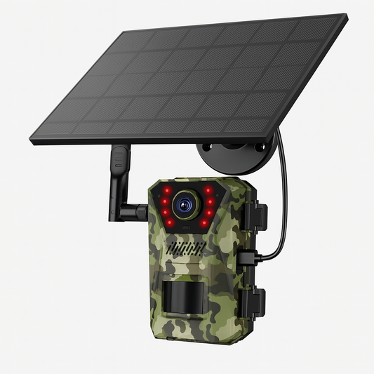 Outdoor Wildlife Camera with Solar Night Vision 4K - Lusomart