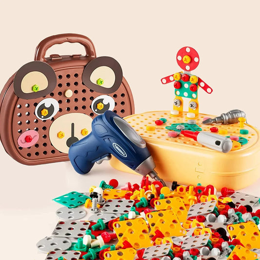 Ultimate Kids' DIY Tool Kit with Bonus Drill - Lusomart