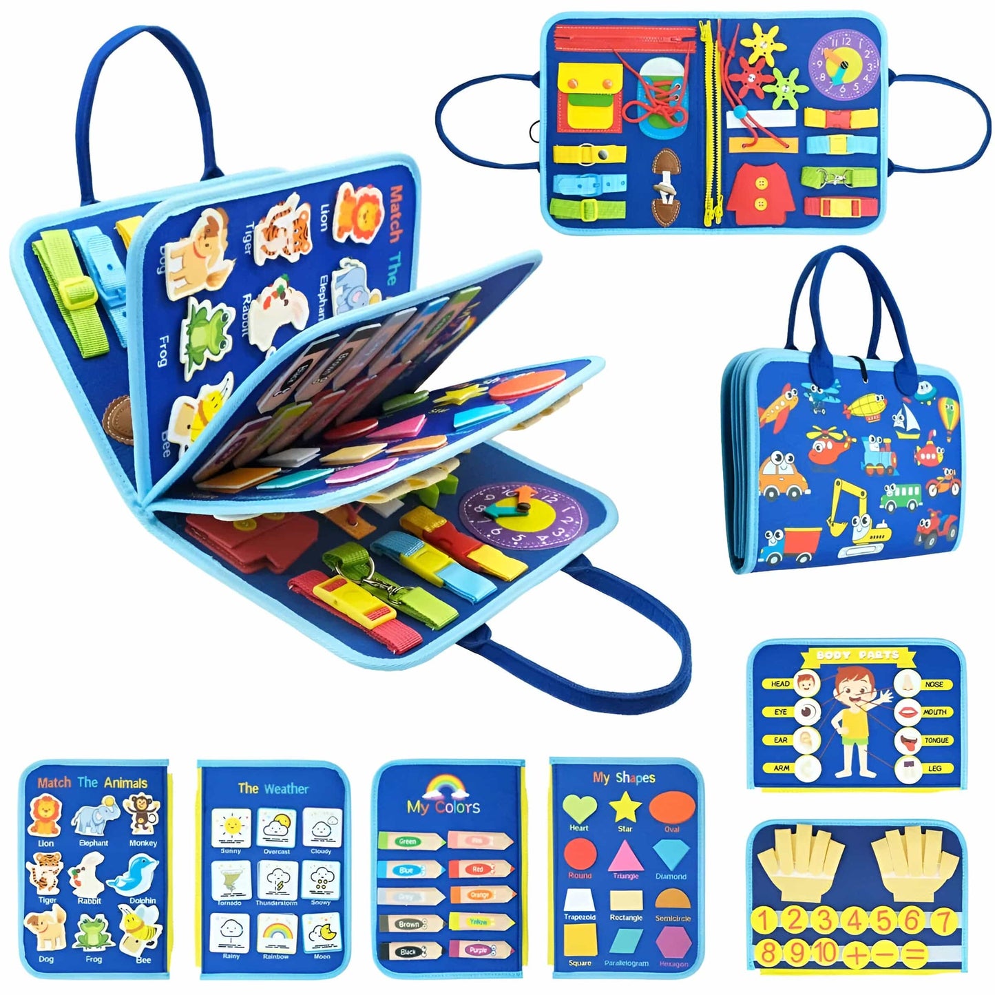 Educational Wood Toy Block for Children's Development - Lusomart