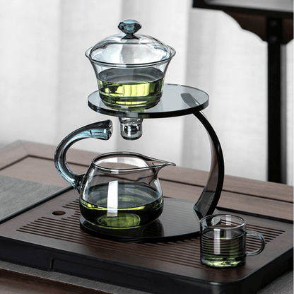 Elegant Glass Automatic Tea Infuser - Lusomart