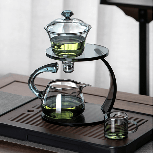 Elegant Glass Automatic Tea Infuser - Lusomart