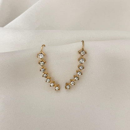 Sparkling Diamond Stud Earrings