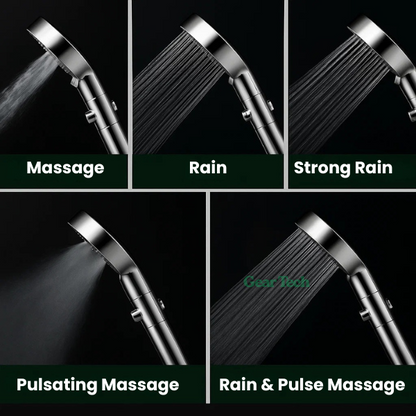 Powerful Turbo Shower Head For Extra Water Pressure