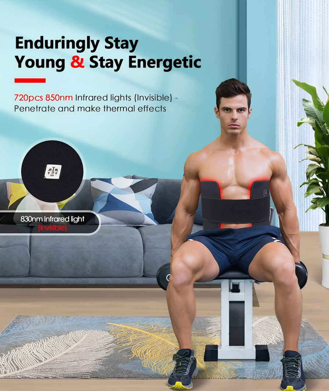 Advanced Red Light Therapy Wrap and Pad Set