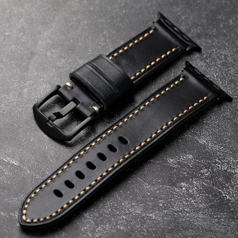 Classic Brown Genuine Leather Strap