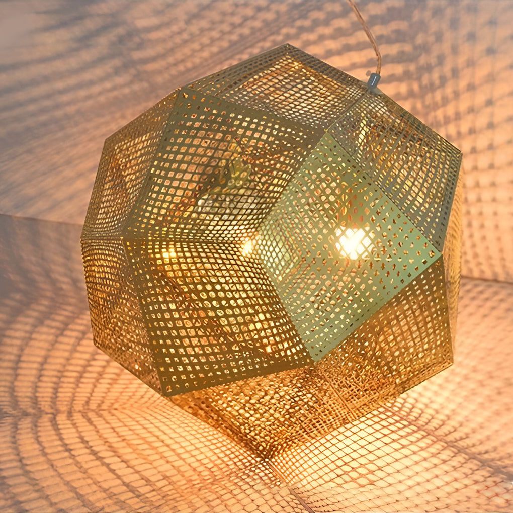 Modern Round Metal Pendant Light Fixture
