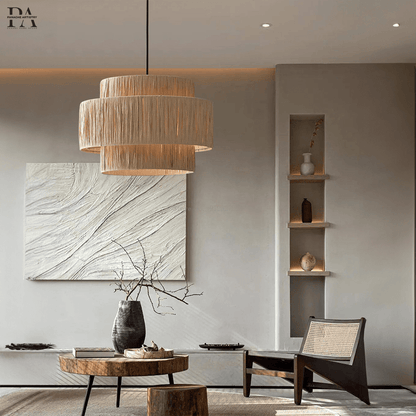 Stylish Woven Hanging Light - Lusomart