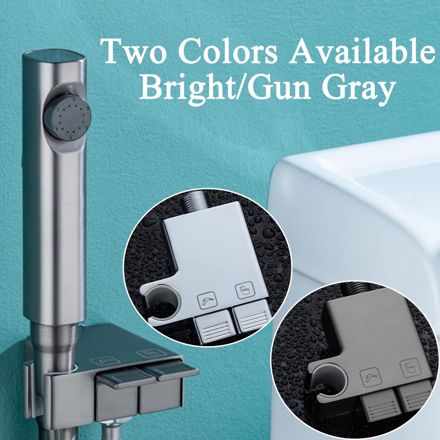 Easy Grip Bidet Sprayer with Simple Controls