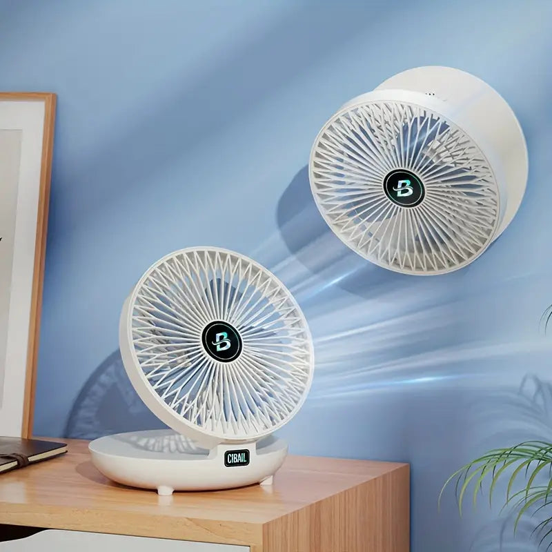 Compact USB Personal Desk Fan, Ultra Quiet for Office - Lusomart