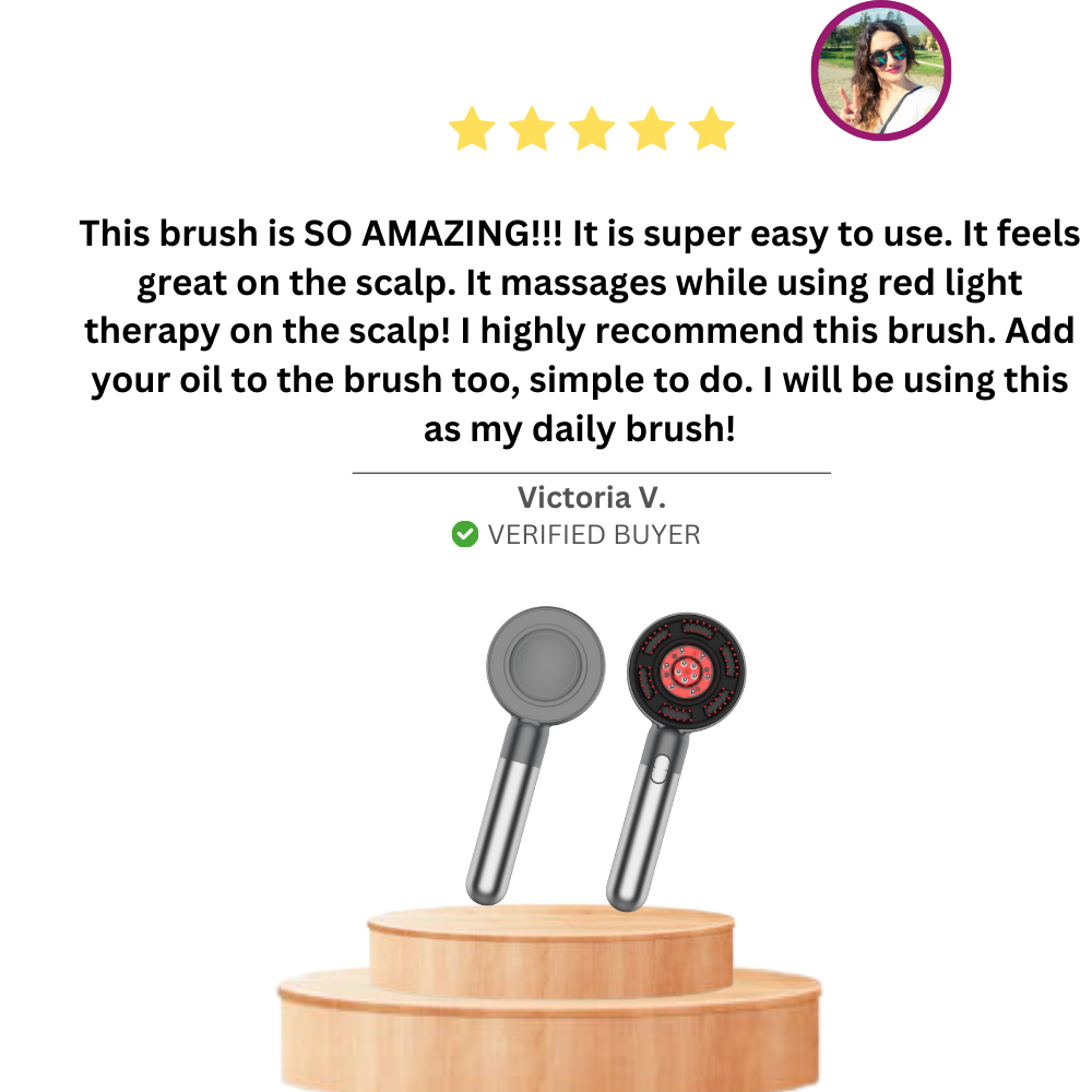 Portable Hair Massager Brush for Relaxing Scalp Care