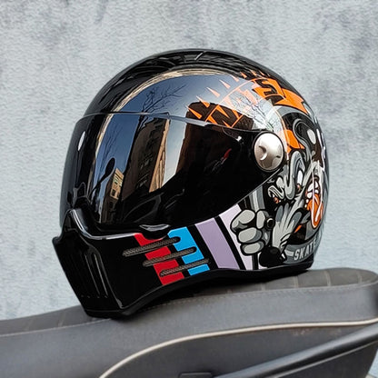 Tactical Full Face Motorcycle Helmet DOT Certified