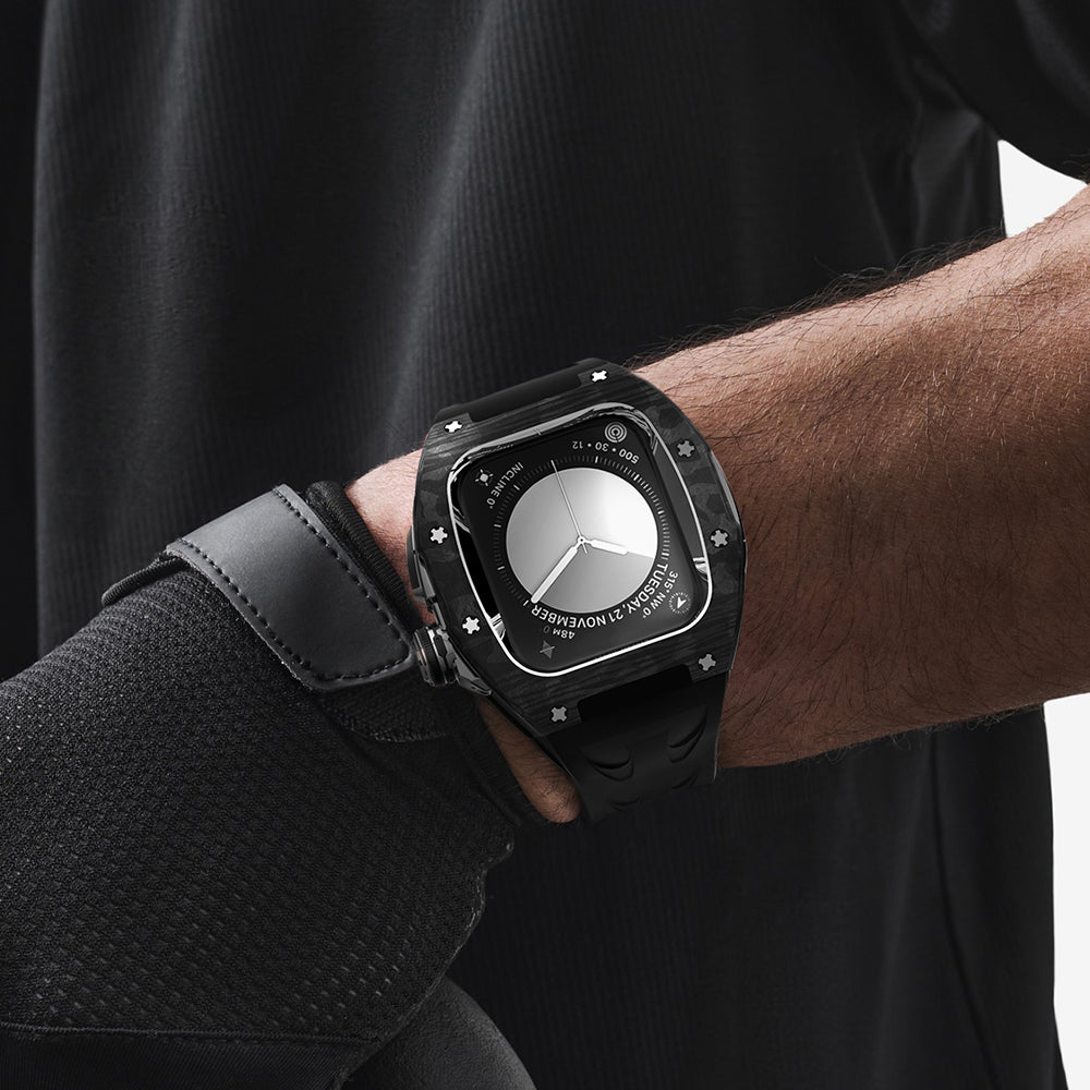 Premium Apple Watch Carbon Case Upgrade Kit