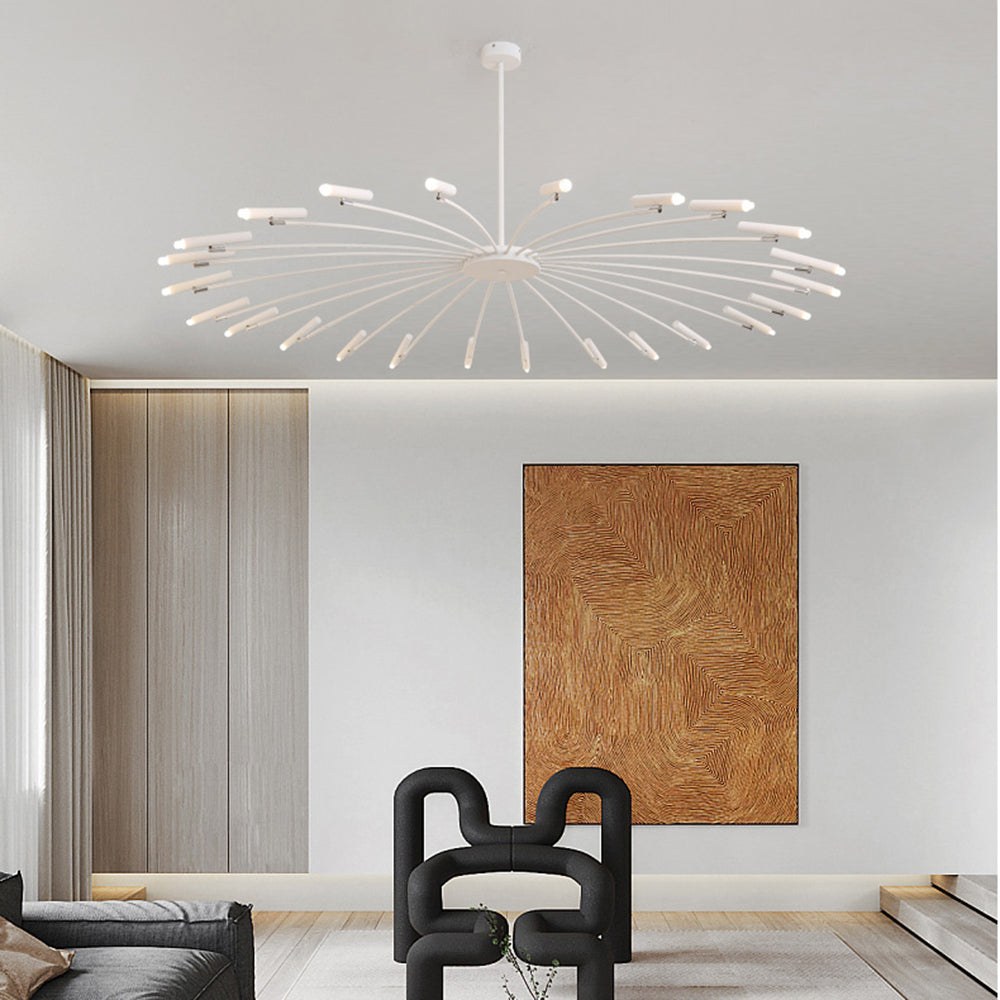 Luxury Gold Black Crystal LED Chandelier Light Fixture