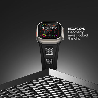 Durable Silicone Fitness Strap for Smartwatch