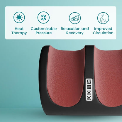 Advanced Dual Foot and Calf Massager with Shiatsu Massage