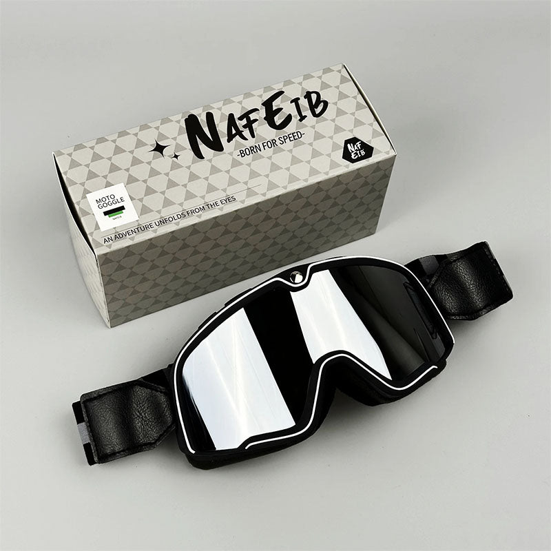 Vintage Style Prescription Goggles with UV Protection