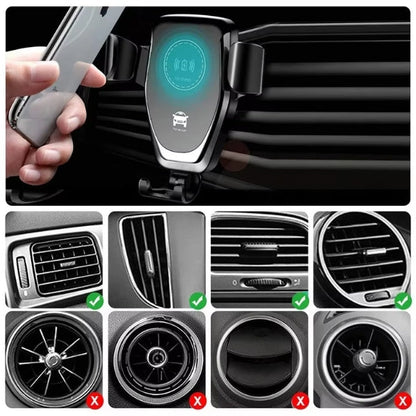 Wireless Car Phone Charger Mount For iPhone 14