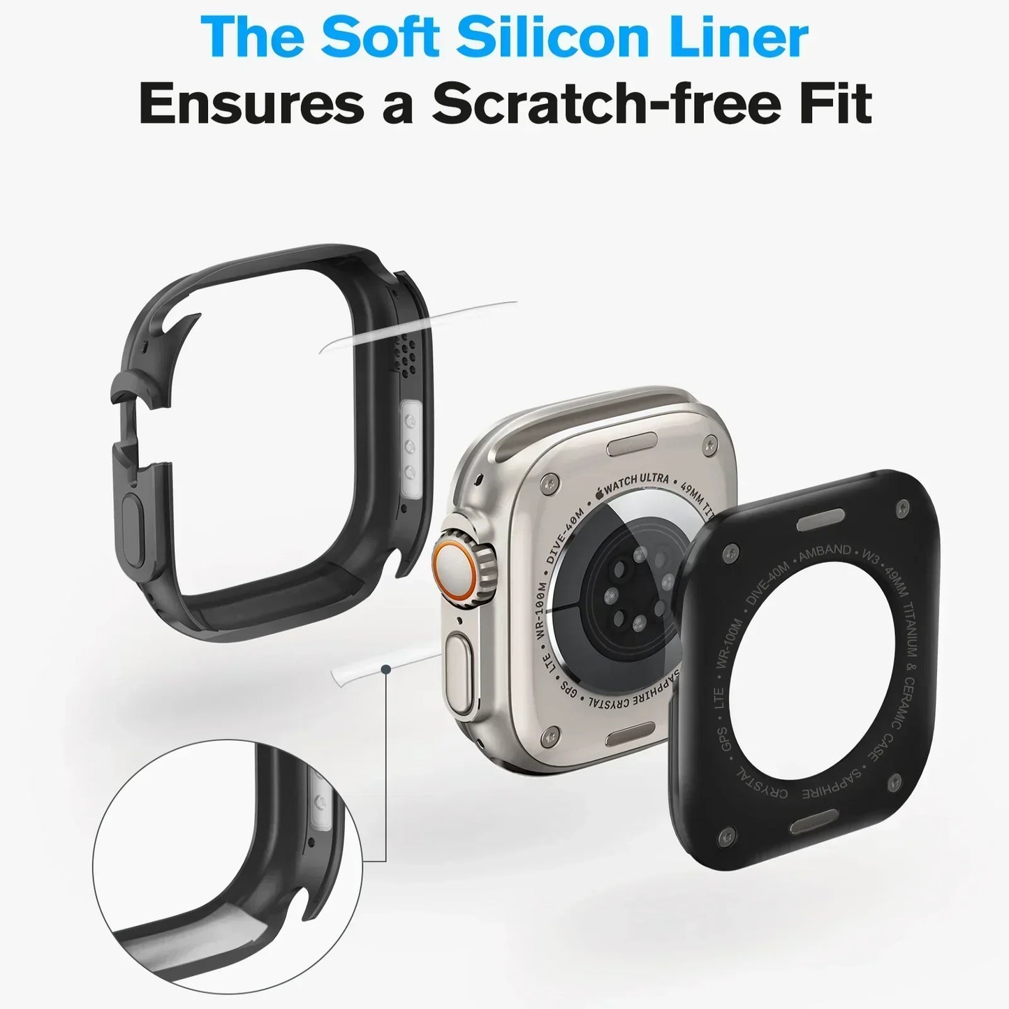 Tough Protective Cover for Apple Watch