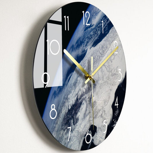 Stylish Glass Wall Clock – Contemporary and Sleek - Lusomart