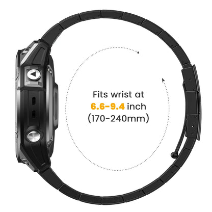Durable Metal Strap for Garmin Fenix 8 7X 6XP Watches