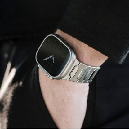 Durable Titanium Apple Watch Band With Secure Clasp