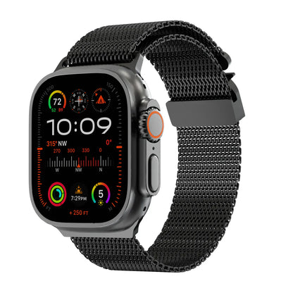 Stainless Steel Milanese Loop Strap for Apple Watch - Lusomart
