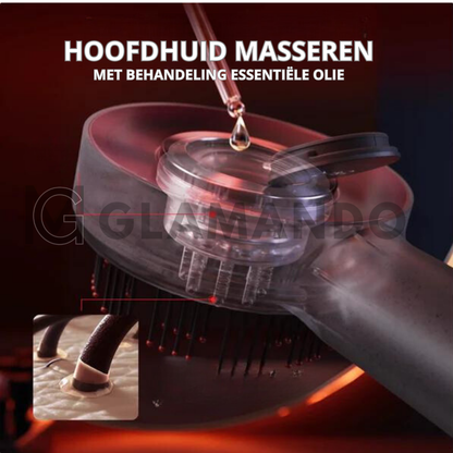 Rejuvenating Scalp Massager With LED Light And Variable Speeds